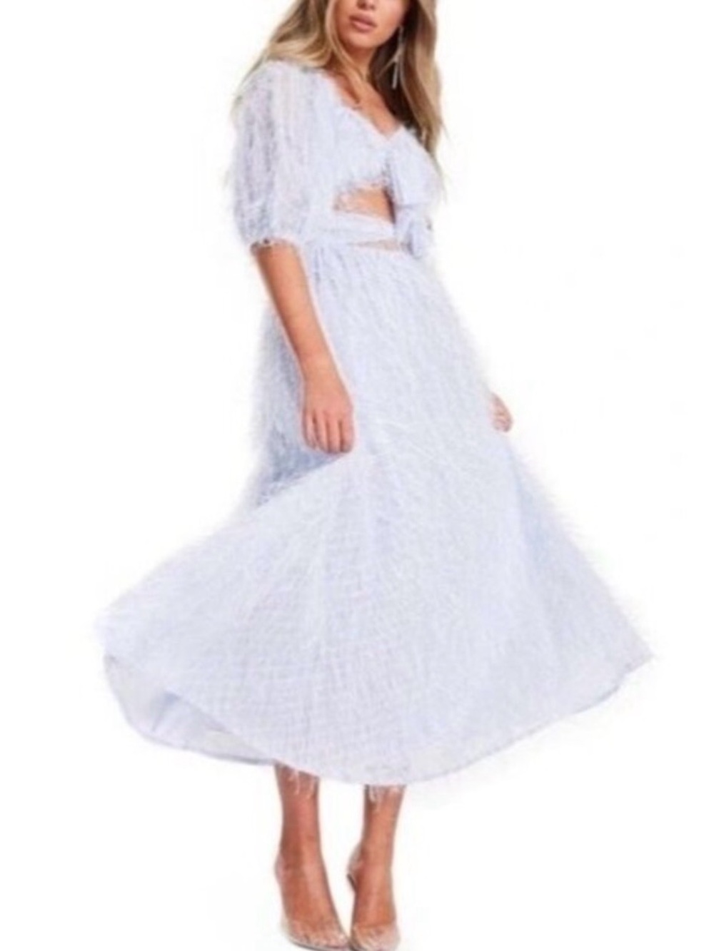 🩵🩵ASOS Size 4 Cut Out Fringe Dress🩵🩵
